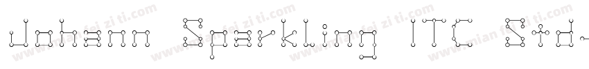 Johann Sparkling ITC Std字体转换